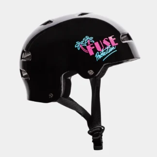 ALPHA HELMET GLOSSY MIAMI BLACK