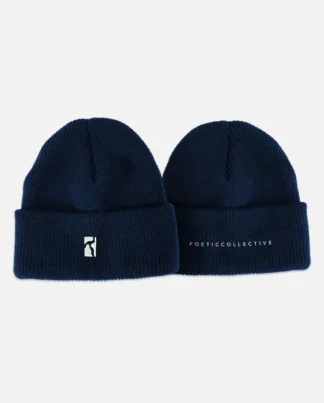 POETIC COLLECTIVE  Beanie - Navy (Blue)