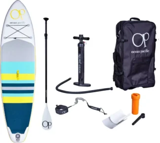Ocean Pacific Malibu All Round 10'6 SUP White/Grey/Yellow