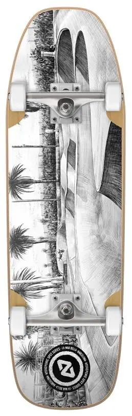 Hydroponic Bullet Pool Shape Spot Series Complete Skateboard
