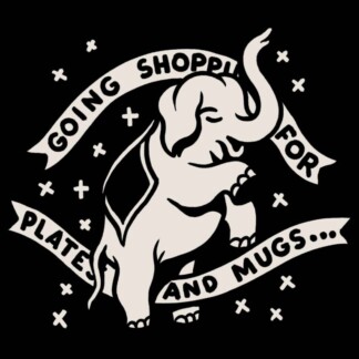 The Dudes Elephant Classic Standard T-Shirt – Black