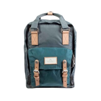 Doughnut Macaroon Jungle Series Backpack charcoal x teal