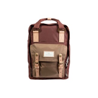 Doughnut Macaroon Jungle Series Backpack maroon x khaki