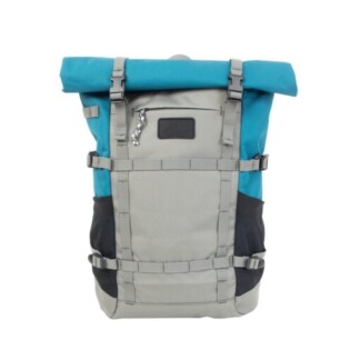 Doughnut Paratrooper Euro Series Backpack in grey x teal