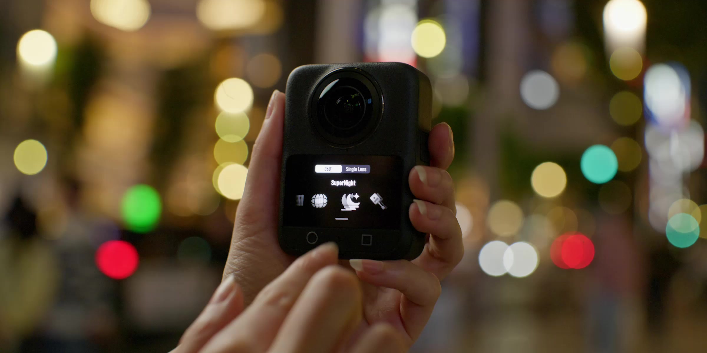 DJI Osmo 360 II Adventure Combo in hand