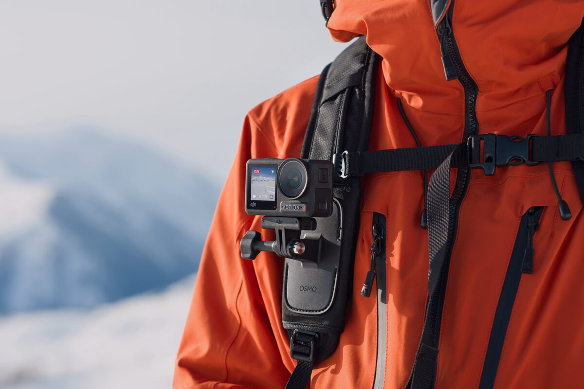 DJI Osmo Backpack Strap Mount - detail