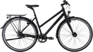 Checker Pig Zulu City Bike – Trapeze, Black Matte