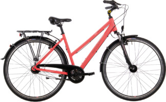 BBF Rimini Comfort City Bike – Trapeze, Red Matte